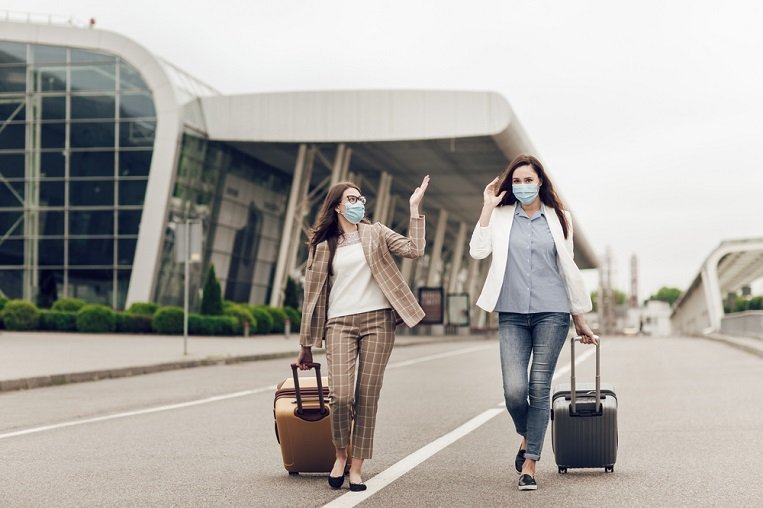These face masks were designed to wear for long periods of time, which makes them great for travel